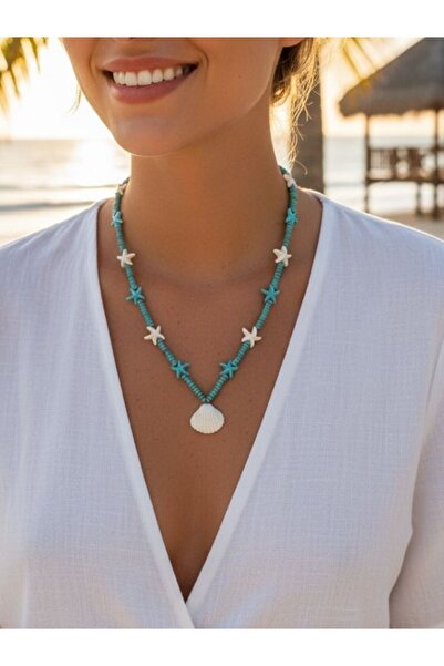 KdrElektronik Zarif El yapımı Deniz Kabuğu, Midye, Deniz Yıldızı kum boncuk G...