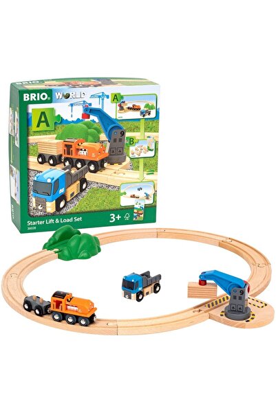 BRIO Transport, lifting and loading vehicle set, BRIO, 3+ years