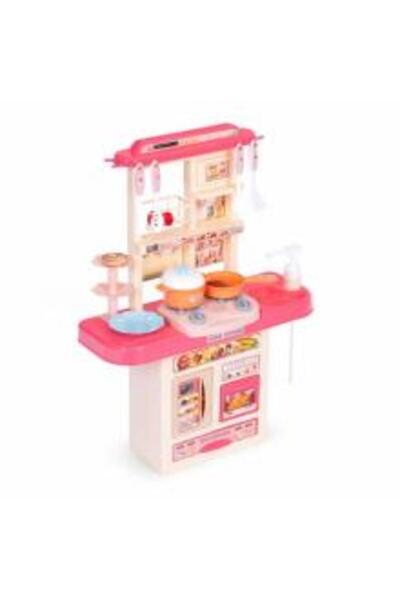 Ecotoys Children's kitchen with sounds and accessories 65T-2 - Pink