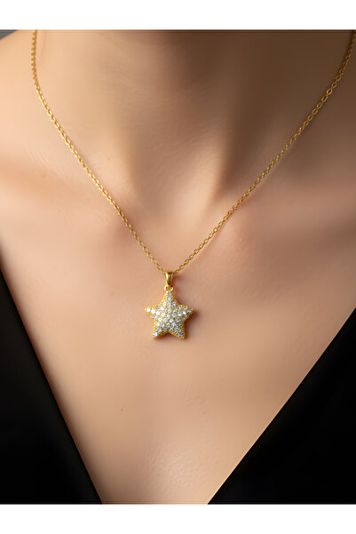 Star Shaped Steel Necklace
