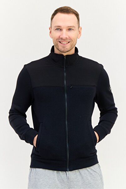 SKECHERS Men Sportswear Fit Long Sleeve Outdoor Sweatshirt, Black