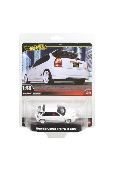 mattel Hot Wheels Premium Real Riders Metal Car Honda Civic Type R EK9 Scale 1/43