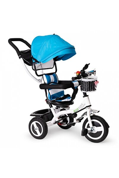 Ecotoys Tříkolka s otočným sedadlem JM-066-9L - Modrá
