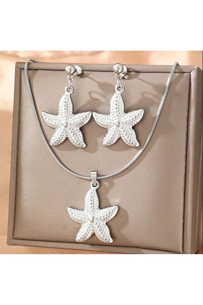 KEVSA Jewelry Set colier și cercei din oțel inoxidabil - LPD1405