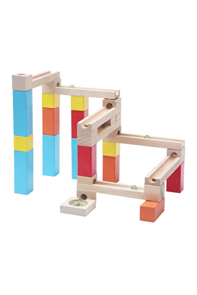 OEM Circuit jucărie din lemn – 42 piese | ZukiToys.ro