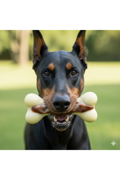 Tasma Market Sığır Eti Aromalı Kemik Şekilli Köpek Oyuncağı – 15,5 cm, Orta ve Büyük Irklar İçin M