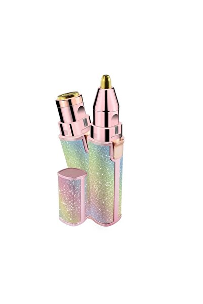 OEM aparat de tuns facial 2 în 1, pentru femei, aparat de tuns sprâncene și u...