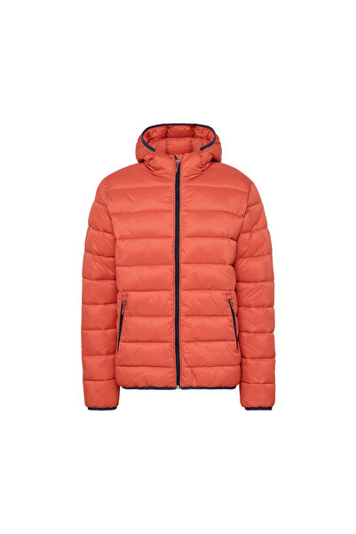 Tchibo Men's Quilted Jacket, Orange