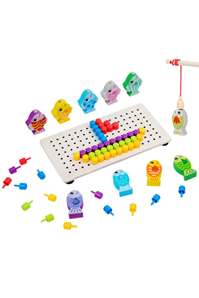 OEM Joc dexteritate mozaic si pescuit magnetic pentru copii 3 ani+