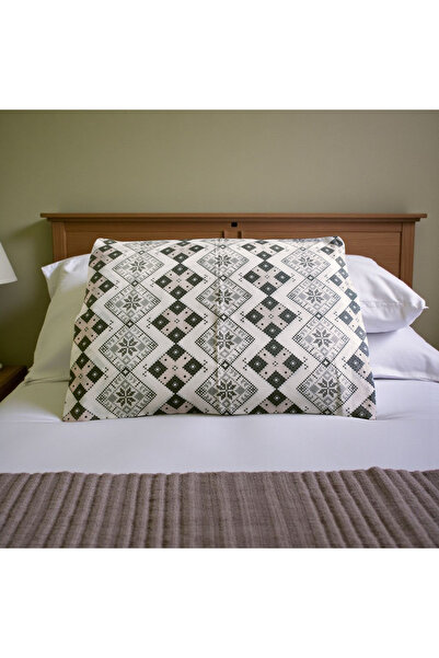 Ercahome tekstil Ranforce Fabric Geometric Pattern Double Pillowcase