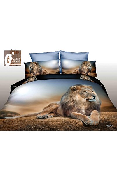 Casa de Vis Double bed linen set, satin cotton, 220 x 230 cm, 4 pieces, multi...