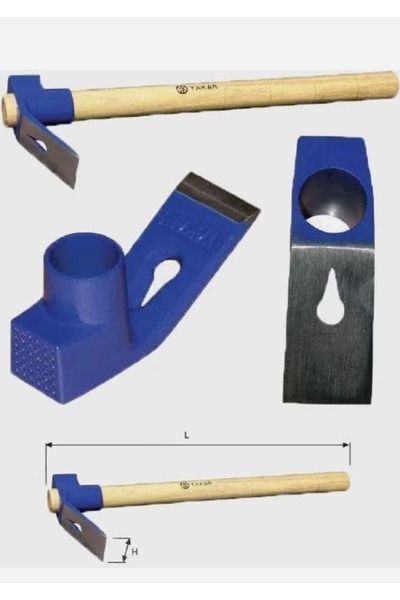 ÇEÇEN HOME (1 Adet) Saplı Keser Usta Keseri İnşaat Keseri Mavi