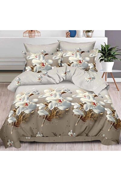 Casa de Vis Double bed linen set, satin cotton, 220 x 230 cm, 4 pieces, multi...