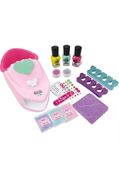 CREATIVE Children's manicure set 6+ years with lamp, 3 colored polishes, multicolor