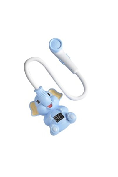 CREATIVE Cap de duș pentru copii în formă de elefant cu control al temperaturii, plastic, albastru/galben/roz