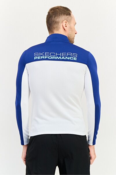 SKECHERS Men Sportswear Fit Long Sleeve Training Sweatshirt, Multicolor