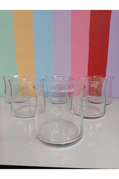 DEKOR ZÜCCACİYE HOME Lav 6-Piece Short Soft Drink Glasses