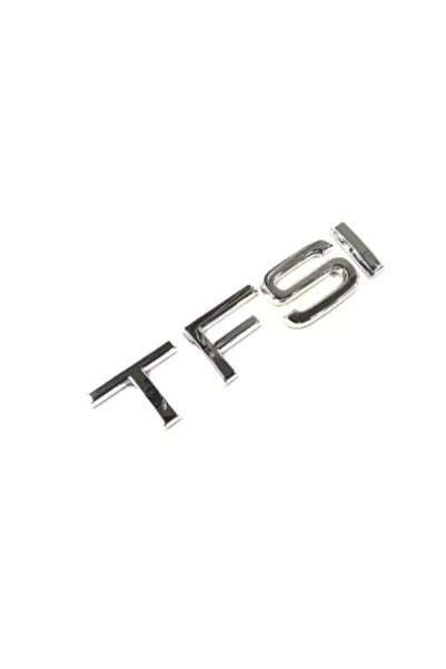 Yan Sanayi Tfsi Chrome Trunk Lettering A3 A4 A5 A6 2013> Later Compatible