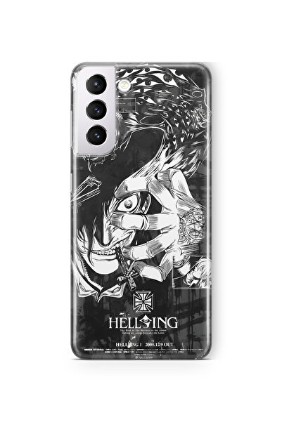 FLAMENKO حافظة هاتف شفافة بنمط أنيمي متوافقة مع هاتف سامسونج جالاكسي S22