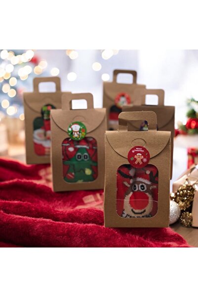 Masalsı Concept 10 Adet Kutulu Hediyelik Yılbaşı Noel Christmas Çorap Seti - HEDİYE SETİ
