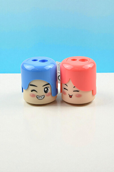 Venino مبراة أقلام ذات شفرتين على شكل وجه