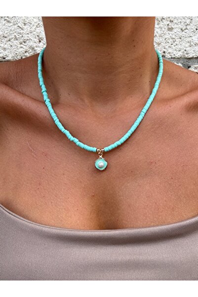 HERCY Water Green Fimo Necklace |   Figured Fimo Necklace |   Charm Necklace |   Cute Necklace