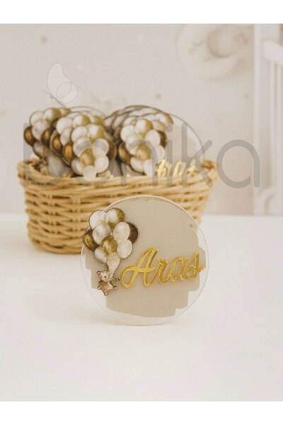 Bonika هدية للأطفال حديثي الولادة مغناطيس بليكسي (10 قطع في أكياس شفافة)