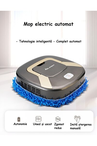 InteliRO Smart cleaning robot, Automatic , dry and wet mopping, 2200mAh battery