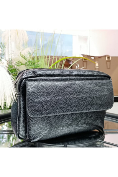Caly Borsetă Bărbați Slim Fit - Negru