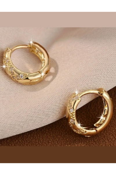 ZETCONCEPT Zet Style – “Aurora Işığı Halkaları” Altın Kaplama Zarif ve Minima...