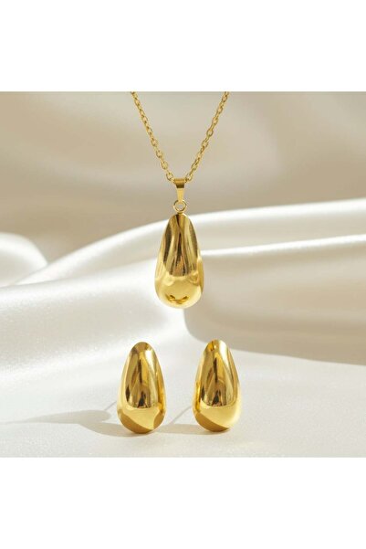 KEVSA Jewelry Set colier și cercei din oțel inoxidabil - LPD1476