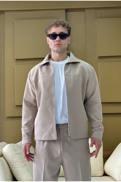 corfixman Fabric Oversized Lined Jacket