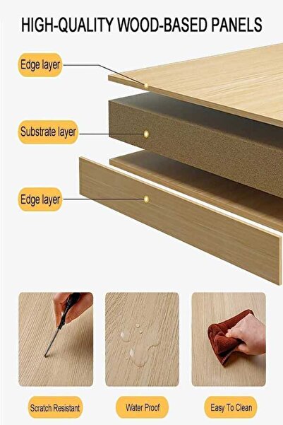 Twinkle Mart Dressing Table with Drawer - Light Wood