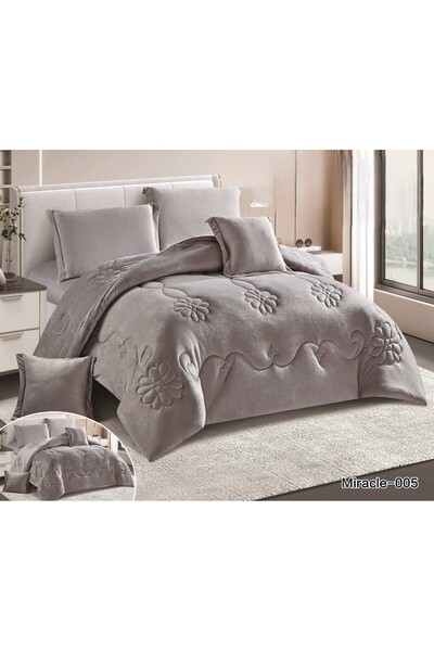 Moon Winter bedspread for one person, soft velvet material, size 220*170