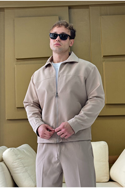 corfixman Fabric Oversized Lined Jacket