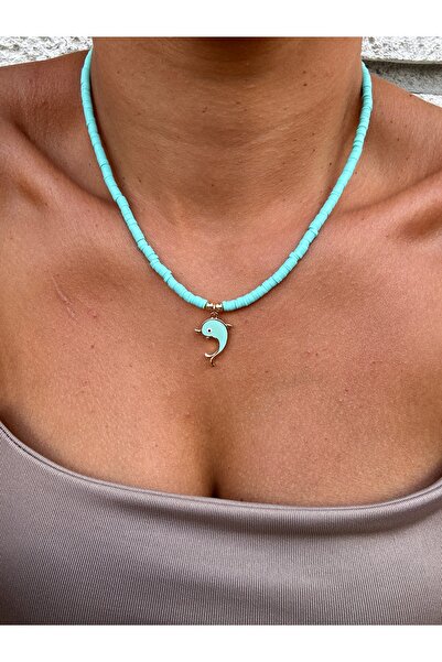 HERCY Water Green Fimo Necklace |   Figured Fimo Necklace |   Charm Necklace |   Cute Necklace