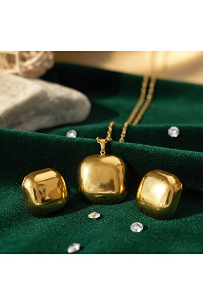 KEVSA Jewelry Set colier și cercei din oțel inoxidabil - LPD1478