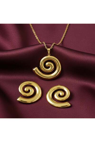 KEVSA Jewelry Set colier și cercei din oțel inoxidabil - LPD1472