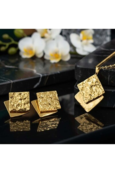 KEVSA Jewelry Set colier și cercei din oțel inoxidabil - LPD1467