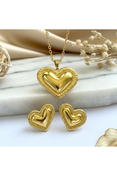 KEVSA Jewelry Set colier și cercei din oțel inoxidabil - LPD1475