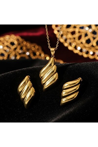 KEVSA Jewelry Set colier și cercei din oțel inoxidabil - LPD1474