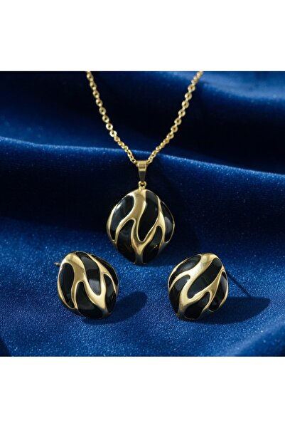 KEVSA Jewelry Set colier și cercei din oțel inoxidabil - LPD1481