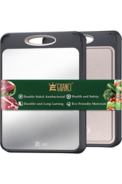 Generics GUANCI Cutting Board, Large 16”×11” 316 Stainless Steel Cutting Board