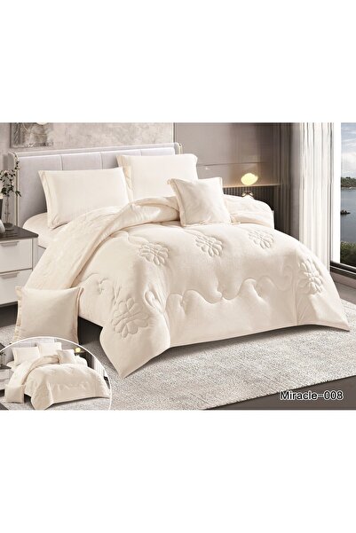 Moon Winter bedspread for one person, soft velvet material, size 220*170
