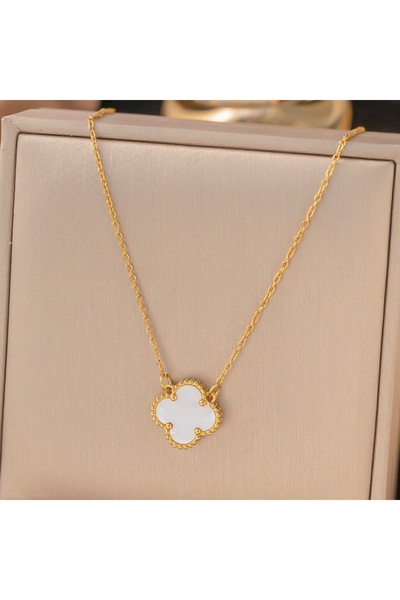 KEVSA Jewelry Colier din oțel inoxidabil Alhambra - LPD1442