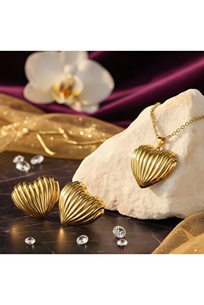 KEVSA Jewelry Set colier și cercei din oțel inoxidabil - LPD1469