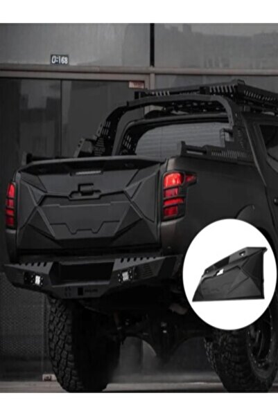 ROAL TUNİNG Mitsubishi L200 2015+ Bagaj Kapak Kaplama – ABS Kabartma Tuning A...