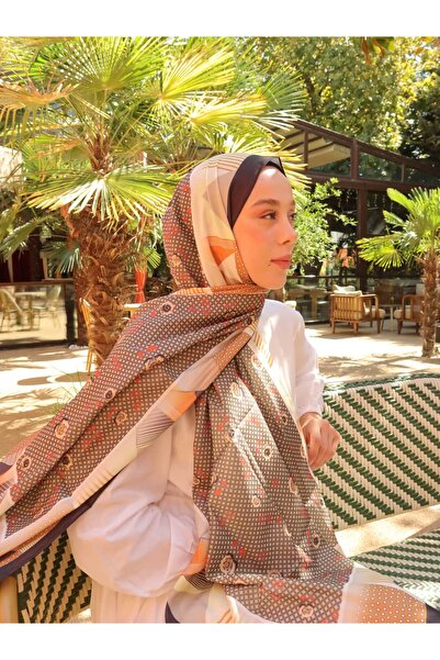 Modakaşmir Nura Desen Medine İpeği Şal