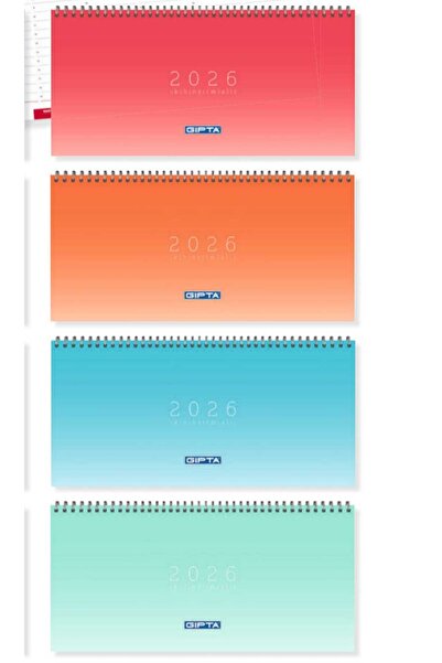 Gıpta 2026 Masa Takvimi Spiralli 16X33 506-PXK (4 Adet Fiyatıdır)