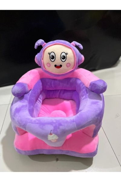 OEM Plush Baby Armchair – Girl Robot Model, Purple-Pink